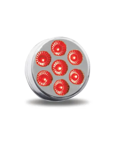 TXTLED-2XRW - 2" Dual Revolution Red/White LED (7 Diodes)