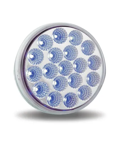 TXTLED-4XAB - 4" Dual Revolution Amber/Blue LED