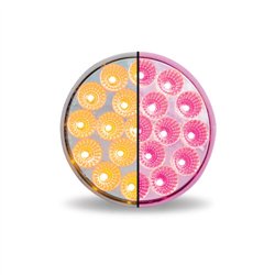 TXTLED-4XAPINK - 4" Dual Revolution Amber/Pink LED
