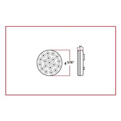 TXTLED-4XRP - 4" Dual Revolution Red/Purple LED