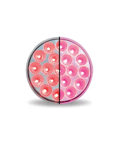 TXTLED-4XRPINK - 4" Dual Revolution Red/Pink LED