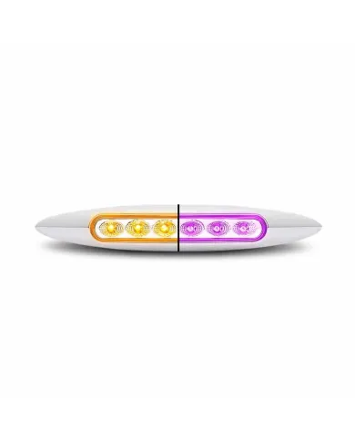 TXTLED-6XAP - 6" DUAL AMBER TO PURPLE AUX. MARKER LIGHT 
