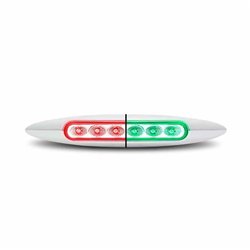TXTLED-6XRG - 6" DUAL RED TO GREEN AUX. MARKER LIGHT 