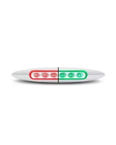 TXTLED-6XRG - 6" DUAL RED TO GREEN AUX. MARKER LIGHT 