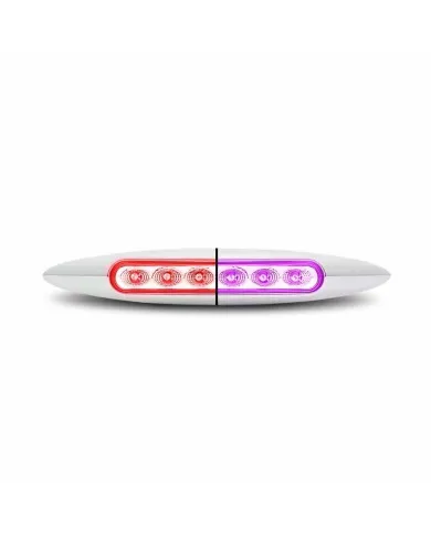 TXTLED-6XRP - 6" DUAL RED TO PURPLE AUX. MARKER LIGHT 