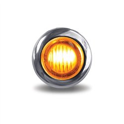 TXTLED-B2A - Mini Button Amber LED - 2 Wire