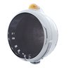 UP32388-Stainless Steel Guide 682-C Headlight No Bulb With Dual Mode LED Signal - Amber Lens