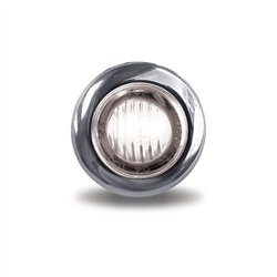 TXTLED-B2CA - Mini Button Clear Amber LED - 2 Wire