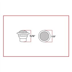 TXTLED-B2CA - Mini Button Clear Amber LED - 2 Wire