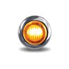 TXTLED-B3A - Mini Button Amber LED - 3 Wire