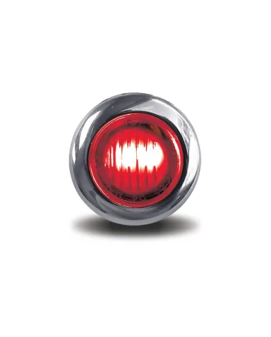 TXTLED-B3CR - Mini Button Clear Red LED - 3 Wire