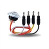 TXTLED-B3CR - Mini Button Clear Red LED - 3 Wire