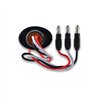TXTLED-B4CR - Mini Oval Button Clear Red LED - 3 Wire