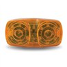 TXTLED-BA - Double Bullseye Amber LED (16 Diodes) - 1 Hot Wire