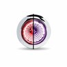 TXTLED-BX1RP - Mini Button Dual Revolution Red/Purple LED with Reflector & Silicone Locking Ring (1 Diode)