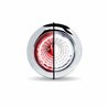 TXTLED-BX1RW - Mini Button Dual Revolution Red/White LED with Reflector & Silicone Locking Ring (1 Diode)
