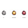 TXTLED-BX3AR - Mini Button Dual Revolution Amber/Red LED 