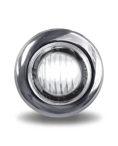 TXTLED-BX3AW - Mini Button Dual Revolution Amber/White LED 