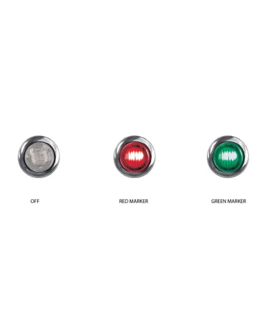 TXTLED-BX3RG - Mini Button Dual Revolution Red/Green LED 