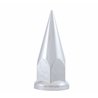 UP10570-33mm x 4 7/8" Chrome Plastic Super Spike Nut Covers - Push-On (Box of 10)