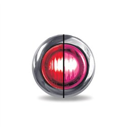 TXTLED-BX3RPINK - Mini Button Dual Revolution Red/Pink LED 