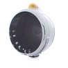 UP32398-Chrome Guide 682-C Headlight No Bulb With Dual Mode LED Signal - Amber Lens