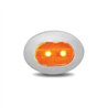 TXTLED-BX4AR - Mini Oval Button Dual Revolution Amber/Red LED 