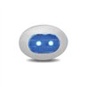 TXTLED-BX4RB - Mini Oval Button Dual Revolution Red/Blue LED 
