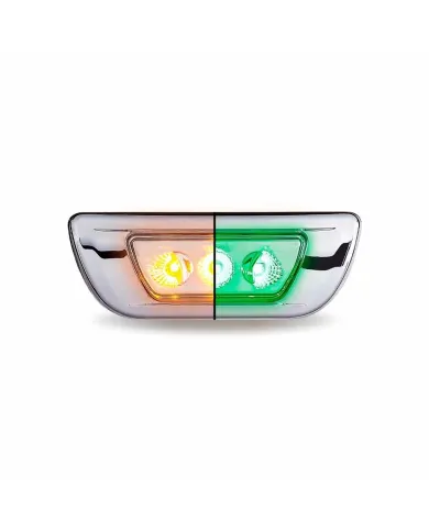 TXTLED-C100AG - KEN T680/T700 PET 579 CAB MARKER LIGHT-DUAL REVOLUTION AMBER/GREEN