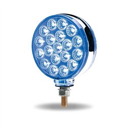 TXTLED-DFXB - Double Face Combination Dual Revolution Amber/Red/Blue LED (38 Diodes)