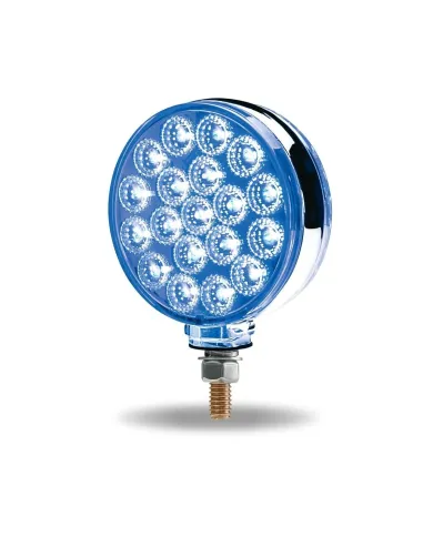 TXTLED-DFXB - Double Face Combination Dual Revolution Amber/Red/Blue LED (38 Diodes)