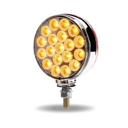 TXTLED-DFXG - Double Face Combination Dual Revolution Amber/Red/Green LED (38 Diodes)