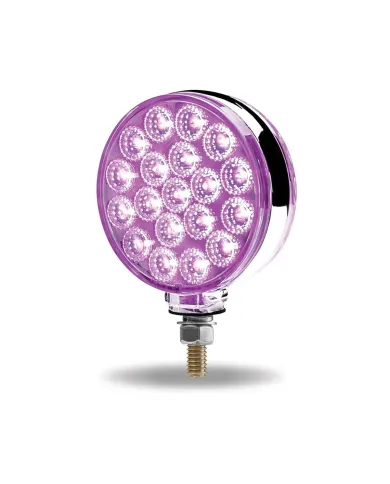TXTLED-DFXP - Double Face Combination Dual Revolution Amber/Red/Purple LED (38 Diodes)