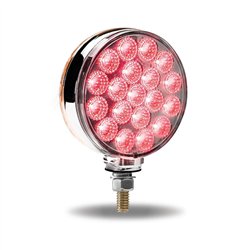 TXTLED-DFXP - Double Face Combination Dual Revolution Amber/Red/Purple LED (38 Diodes)