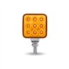 TXTLED-DS3X1 - Double-Faced 3" LED Square Amber/Red Stop/Turn/Marker Single Post