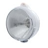 UP32405-Chrome Guide 682-C Headlight H4 & Dual Mode LED Signal - Clear Lens