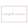 TXTLED-F17B - Slim Marker 17" Flatline Blue LED (24 Diodes)