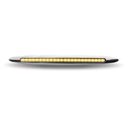 TXTLED-F17CA - Slim Marker 17" Flatline Clear Amber LED (24 Diodes)
