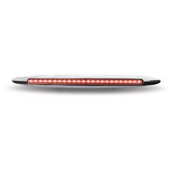 TXTLED-F17CR - Slim Marker 17" Flatline Clear Red LED (24 Diodes)