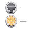 TXTLED-F2CA - 2" Flatline Clear Amber LED (9 Diodes)