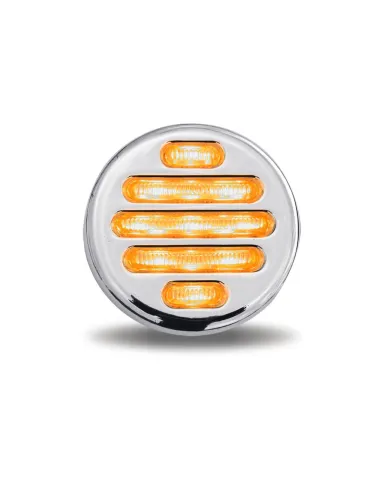 TXTLED-F2CA - 2" Flatline Clear Amber LED (9 Diodes)
